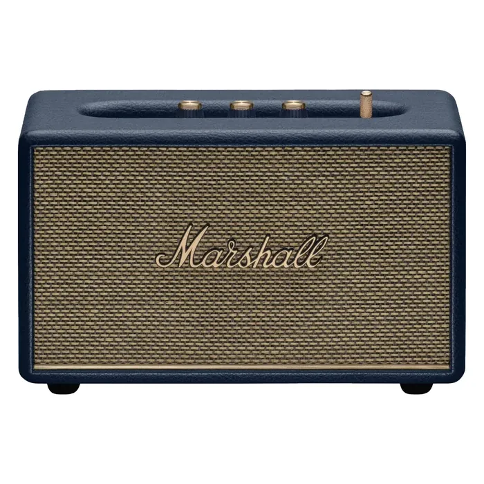 Marshall Acton III Bluetooth home speaker in Midnight Blue, front view