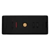 Marshall Middleton portable Bluetooth speaker in Black and Brass, top panel with the brass control knob, battery gauge and bass and treble controls