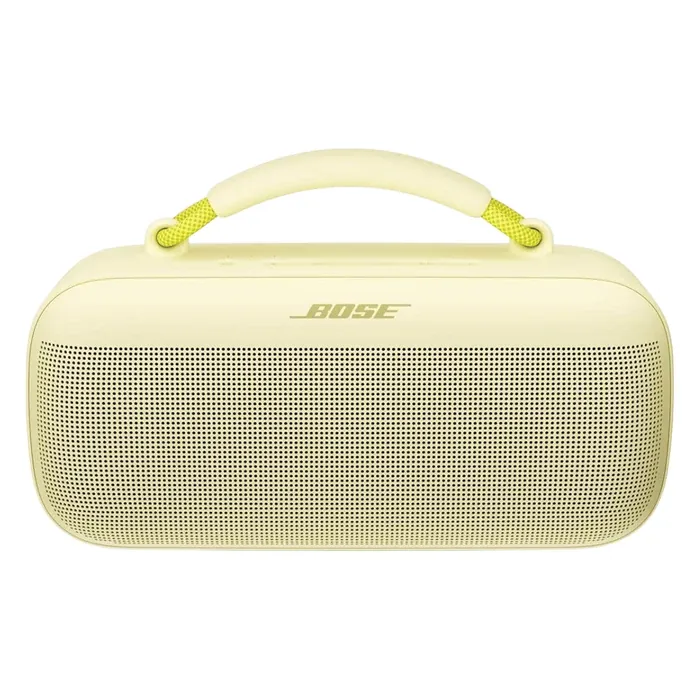 Bose SoundLink Max portable Bluetooth speaker in Citrus Yellow, front view