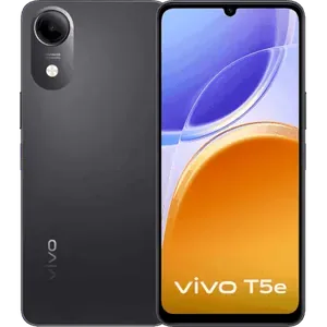 Vivo T5e 4G in Shadow Grey, back and front views