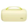 Bose SoundLink Max portable Bluetooth speaker in Citrus Yellow, back view with the USB-C and AUX ports