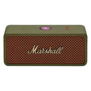 Marshall Emberton III portable Bluetooth speaker in Lunar Red, front view