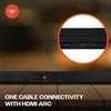JBL Cinema SB180 2.1 soundbar with wireless subwoofer in Black, rear ports with HDMI ARC