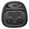 JBL PartyBox 720 portable Bluetooth party speaker in Black, top panel with mic, bass, treble and echo knobs