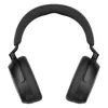 Sennheiser Momentum 4 Wireless noise cancelling headphones in Black, front view with the headband