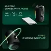 boAt Stone 358 Pro portable Bluetooth speaker in Raging Black, Bluetooth 5.3, AUX and TF card modes, and the Type-C port under the side flap
