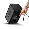 Marshall Acton IV Bluetooth home speaker in Black, RCA lead going into the inputs underneath