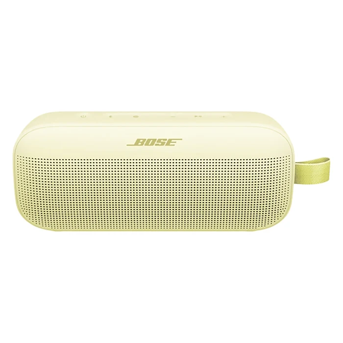 Bose SoundLink Flex (2nd Gen) portable Bluetooth speaker in Citrus Yellow, front view
