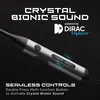 boAt Rockerz 333 ANC wireless neckband earphones with active noise cancellation in Black, neckband controls and Crystal Bionic Sound feature card