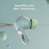 boAt Airdopes Ultra Plus true wireless earbuds in Olive Slate, quad microphones with ENx for clear calls