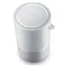 Bose Portable Smart Speaker with Alexa in Luxe Silver, top view of the control buttons and light ring