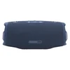 JBL Charge 6 portable Bluetooth speaker in Blue, back view with USB-C port