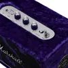Marshall Acton III Hendrix Edition Bluetooth home speaker in Purple and Black, top panel with the silver controls
