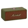 Marshall Emberton III portable Bluetooth speaker in Lunar Red, angled front view