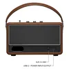 Marshall Kilburn III portable Bluetooth speaker in Brown, back view with AUX input and USB-C port