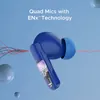 boAt Airdopes Ultra Plus true wireless earbuds in Sporty Blue, quad microphones with ENx for clear calls