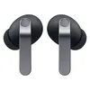 Samsung Galaxy Buds 4 Pro noise cancelling earbuds in Black, outer side of both earbuds with the metal blades