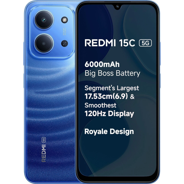 Redmi 15C 5G, 6/128GB, Moonlight Blue