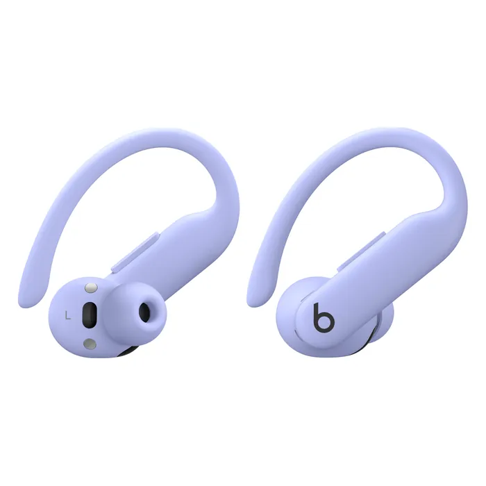 Beats Powerbeats Pro 2 true wireless earbuds in Hyper Purple, pair of earbuds with ear hooks