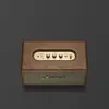 Marshall Stanmore III Bluetooth home speaker in Brown, angled top view