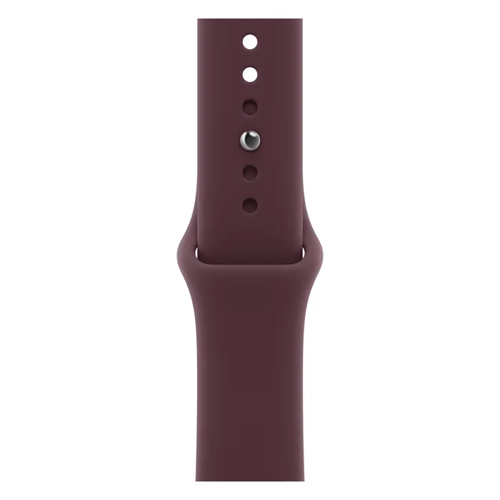 Burgundy Sport Band for Apple Watch, shown on its own