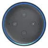 Amazon Echo Dot 3rd Gen smart speaker in Black, top view with buttons