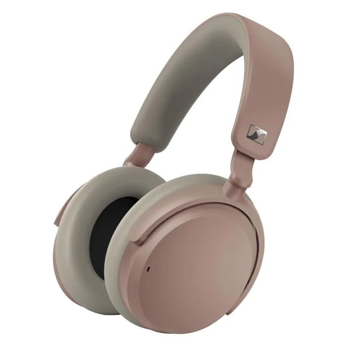 Sennheiser Accentum Wireless noise cancelling headphones in Taupe, angled front view