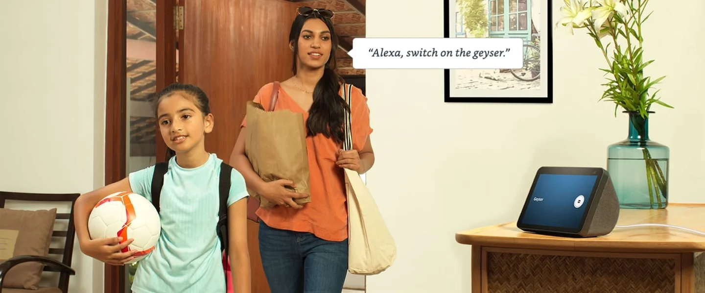 Amazon Echo Show 8 2nd Gen smart display in Black, feature banner 1