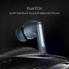 boAt Airdopes 161 ANC Elite true wireless earbuds in Blue, single earbud, boAt Signature Sound and Balanced EQ modes
