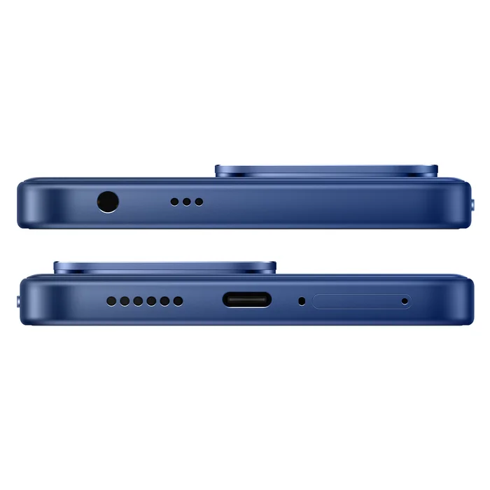 Redmi 17 5G in Endless Blue, top and bottom edges