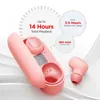 boAt Airdopes 121 v2 true wireless earbuds in Pink, open case and earbud, 14 hours total playback