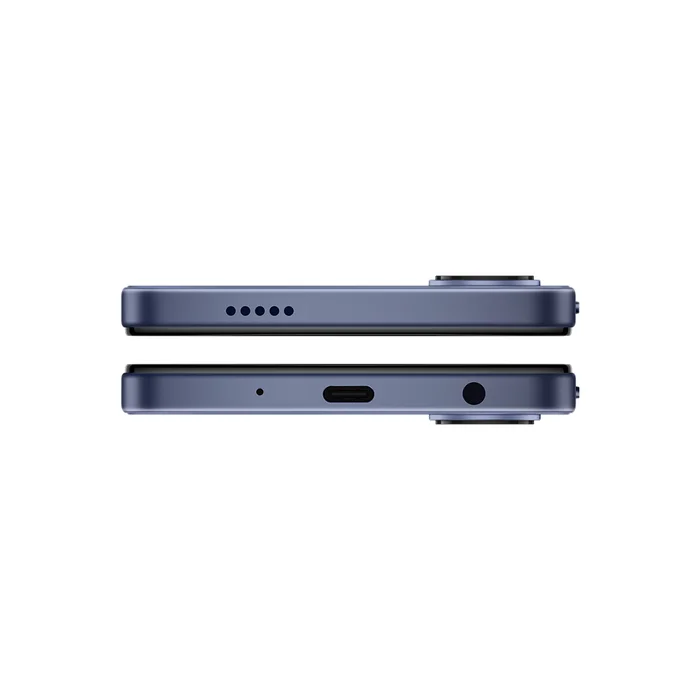 Vivo T5 Lite 5G in Twilight Shadow, top and bottom edges