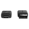 Sennheiser BTD 700 USB-C Bluetooth audio dongle in Black, end view of the USB-C and USB-A plugs