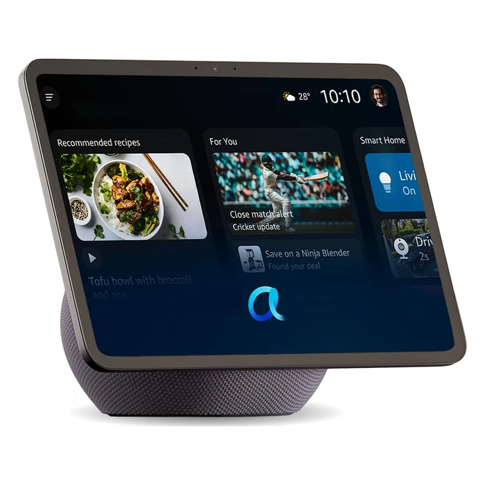 Amazon Echo Show 11 smart display in Graphite, angled front view