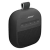 Bose SoundLink Micro (2nd Gen) portable Bluetooth speaker in Black, angled view from the left