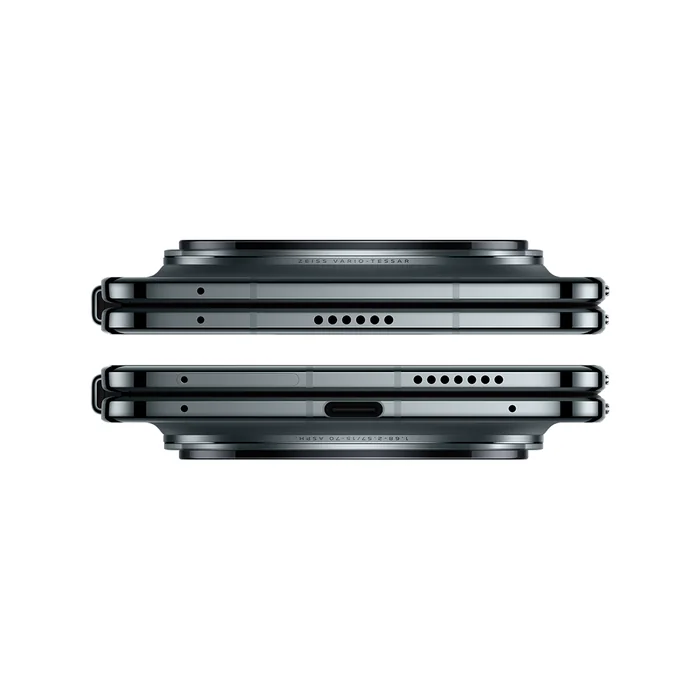 Vivo X Fold6 in Prism Black, top and bottom edges