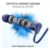 boAt Rockerz Trinity wireless neckband earphones in Just Blue, earbud cutaway, Crystal Bionic Sound