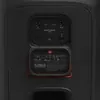 JBL PartyBox 520 portable Bluetooth party speaker in Black, rear input panel with two combo jacks, USB-C and AUX