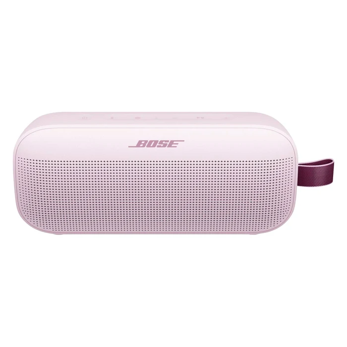 Bose SoundLink Flex (2nd Gen) portable Bluetooth speaker in Petal Pink, front view