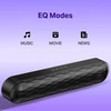 boAt Aavante Lyric 2.1 channel soundbar in Premium Black, angled view of the soundbar
