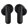 OnePlus Nord Buds 4 noise cancelling earbuds in Stellar Black, outer side of both earbuds with the touch areas