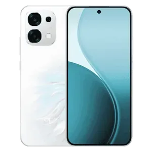 OPPO F33 5G in Pearl White, back and front views