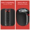 boAt Stone 208 portable Bluetooth speaker in Raging Black, button panel and built-in mic for calls