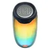 JBL Pulse 4 portable Bluetooth speaker in Black, top view with speaker grille and front controls