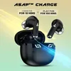 boAt Immortal 101 true wireless gaming earbuds in Black Sabre, ASAP Charge: 10 minutes for about 100 minutes of playback