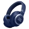 JBL Live 770NC wireless over-ear noise cancelling headphones in Blue, angled view of the headphones