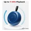 boAt Stone 135 portable Bluetooth speaker in Bold Blue, angled view on a display stand