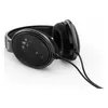 Sennheiser HD 650 open-back audiophile headphones in Black, lying on its side
