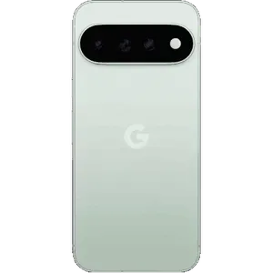 Google Pixel 11 Pro XL in Fog, back view showing the camera bar and G logo