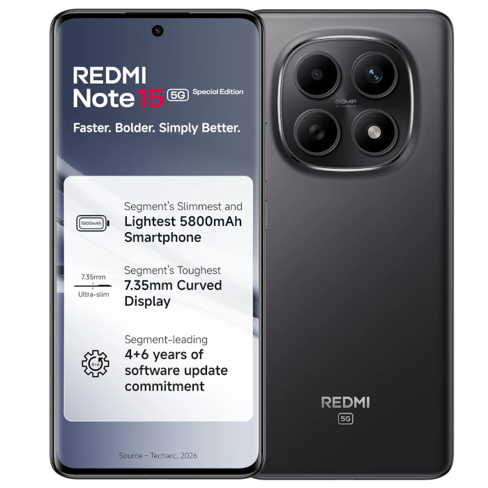 Redmi Note 15 SE 5G, 6/128GB, Carbon Black